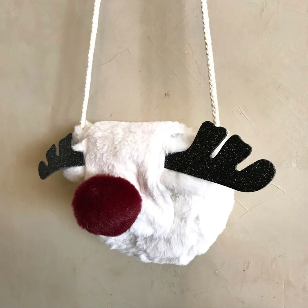 Rudolph The Reindeer Crossbody Bag NWOT - Picture 3 of 5